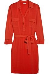 Splendid Washedcrepe Shirt Dress