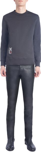 Balenciaga German Shepherd Patch Sweatshirt in Gray for Men (gunmetal) - Lyst