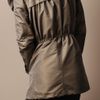 Burberry Brit Fur Trim Parka in Gray (peat) - Lyst