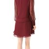 Elizabeth And James Lara Crepe Dress in Red (merlot) - Lyst