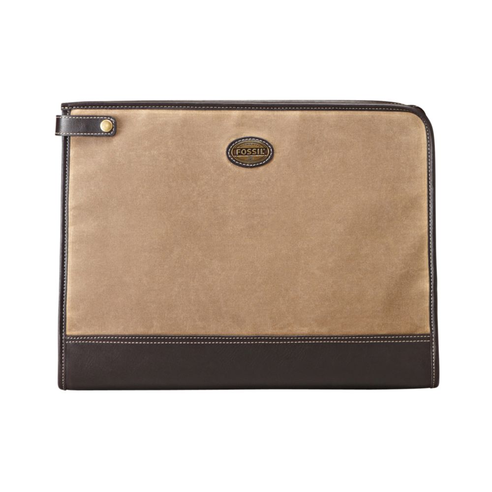 Fossil Estate Laptop Case in Khaki for Men Lyst