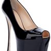 Giuseppe Zanotti Peep Toe Platform in Black - Lyst