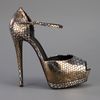 Giuseppe Zanotti Platform Sandal in Gold - Lyst