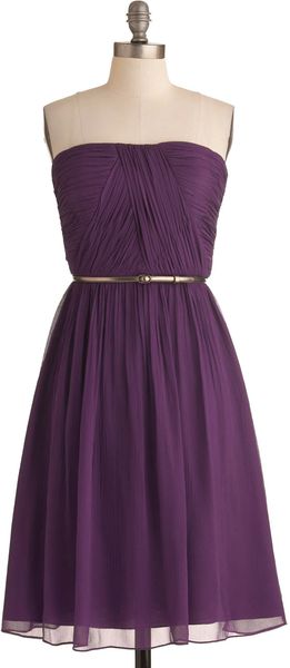 ModCloth Time Of My Life Dress in Mulberry - Lyst