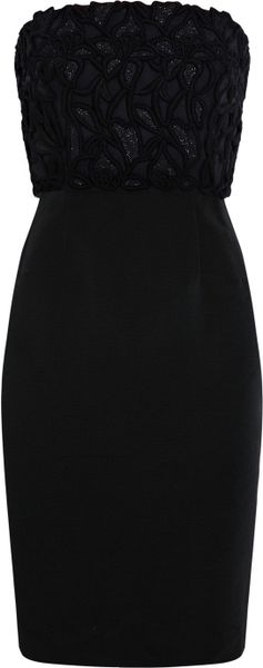Stella Mccartney Elizabeth Embroidered Silk Dress in Black - Lyst
