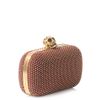 Alexander Mcqueen Studded Box Clutch in Gold (red) - Lyst