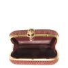 Alexander Mcqueen Studded Box Clutch in Gold (red) - Lyst