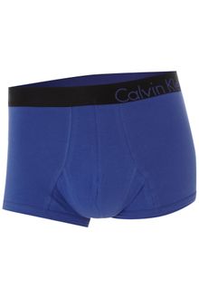 Calvin Klein Bold Cotton Trunk Deep Ocean - Lyst