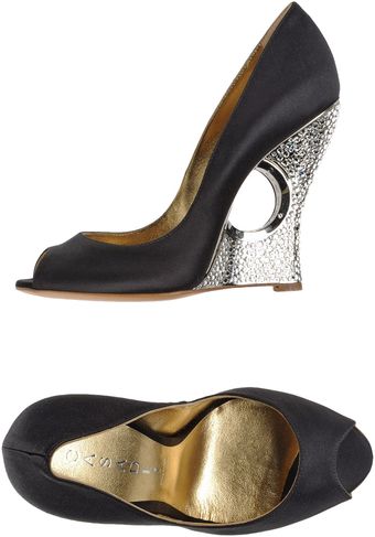 Casadei Wedge - Lyst