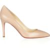 Christian Louboutin Pigalle 85 Patentleather Pumps in Beige (blush) - Lyst