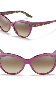 Dior Cat Eye Animal Print Sunglasses - Lyst