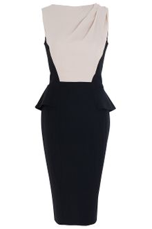 Elie Saab Block Colour Crepe Dress - Lyst
