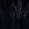 Elie Saab Fur Collar Coat in Black - Lyst