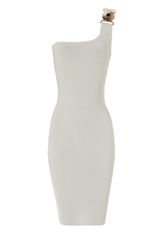 Jane Norman One Shoulder Clasp Dress