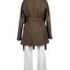 Liu Jo Midlength Jacket in Brown (grey) - Lyst