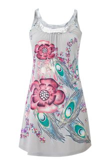 Pussycat Pussycat Embellished Tunic Dress - Lyst