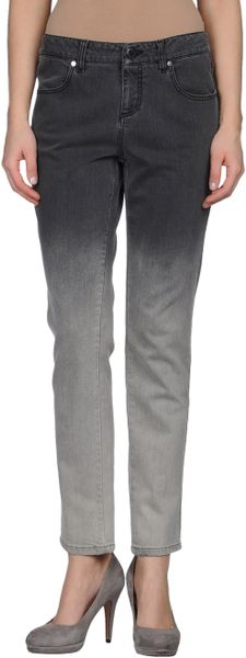 Stella Mccartney Denim Pants in Gray (grey) - Lyst