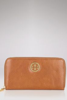 Tory Burch Leather Continental Wallet - Lyst