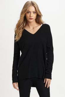 Vince Double V Cashmere Sweater - Lyst