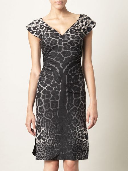 Yves Saint Laurent Leopard Print Dress in Animal (leopard) - Lyst