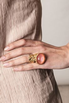 Yves Saint Laurent Arty Oval Ring - Lyst