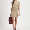 3.1 Phillip Lim Capsleeve Dress in Beige - Lyst