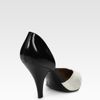 3.1 Phillip Lim Ava Leather Pumps in White (black) - Lyst