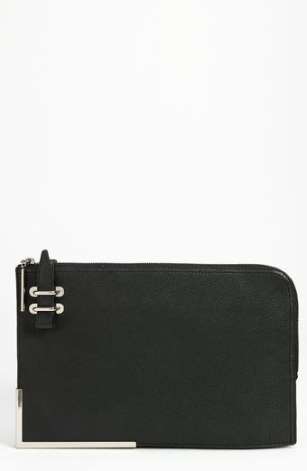 3.1 Phillip Lim Portfolio Oversized Leather Clutch - Lyst