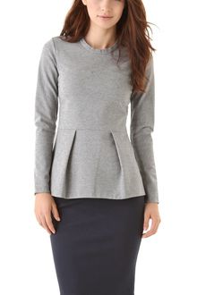 3.1 Phillip Lim Peplum Top - Lyst
