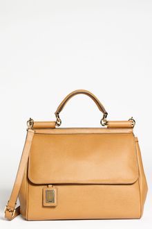 Dolce & Gabbana Miss Mamma Leather Satchel - Lyst