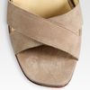 Dolce Vita Orla Suede CutOut Wedge Platform Sandals in Beige (grey) - Lyst