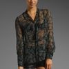 Elizabeth And James Wildflower Lara Blouse in Blue (gypsy blue) - Lyst