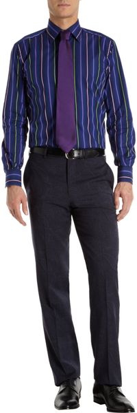 Etro Wide Stripe Dress Shirt - Lyst