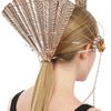 Halaby Feather Helmet Hat in Pink (rose) - Lyst