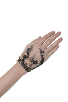 Hidy N.g Embellished Cut Off Tulle Gloves - Lyst