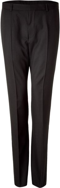 Hugo Black Striped Amaroheise Pants - Lyst