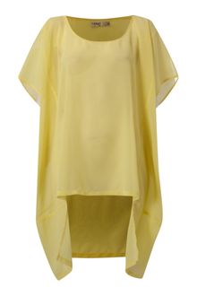Label Lab Oversized Sheer Blouse - Lyst