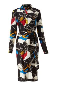 Lauren by Ralph Lauren Sana Silk Printed Shirt Dress - Lyst