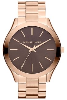 Michael by Michael Kors Michael Kors Slim Runway Bracelet Watch - Lyst
