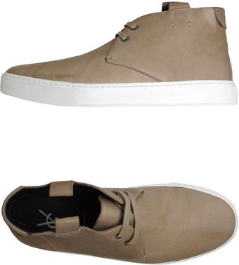 Yves Saint Laurent Rive Gauche Hightop Dress Shoe - Lyst