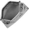 Acne Oxide Metallic Crinkledleather Pouch in Silver - Lyst