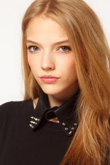 Asos Pointed Stud Leather Collar