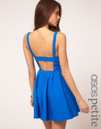 Asos Strappy Skater Dress - Lyst