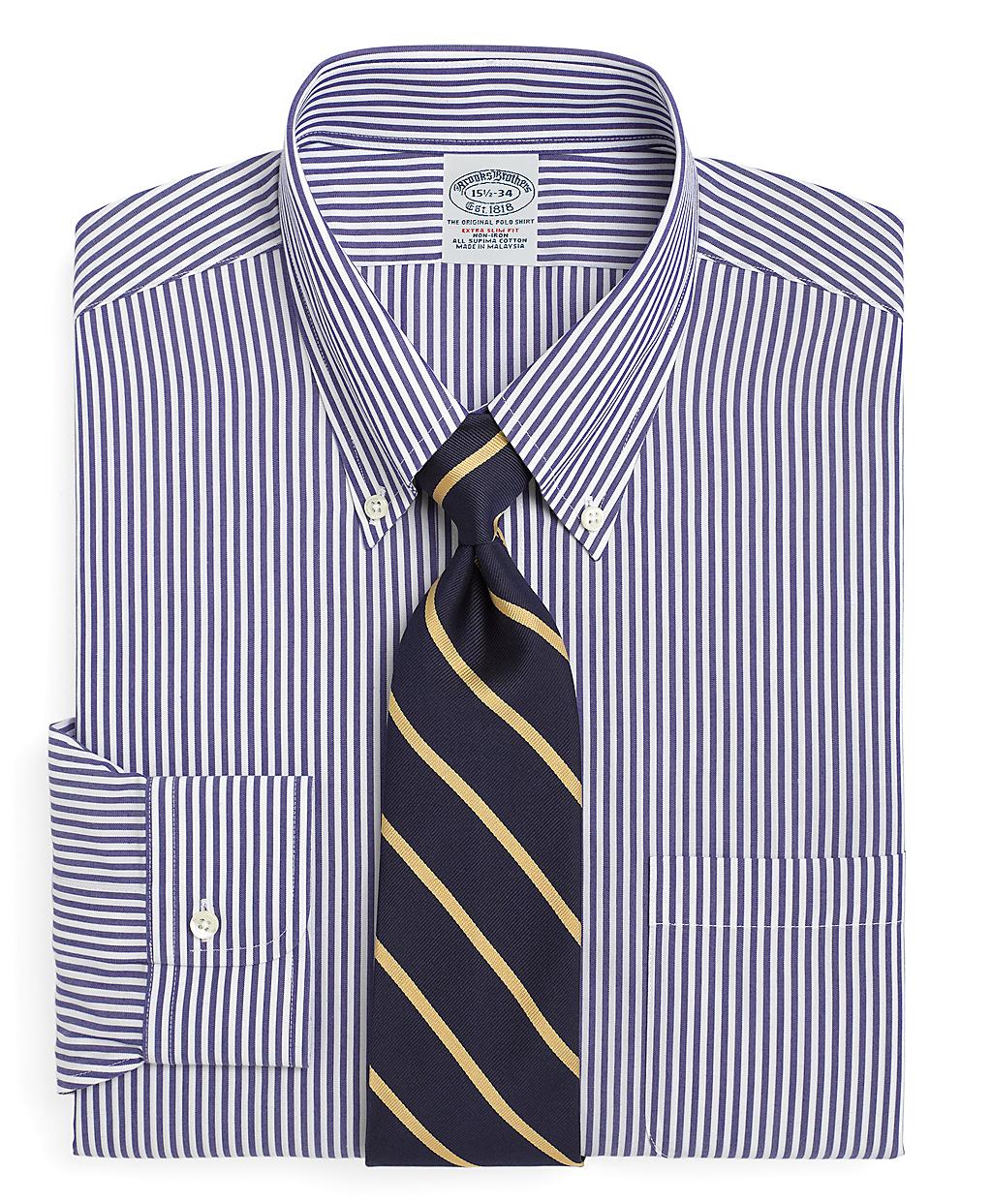 mens bengal stripe dress shirt