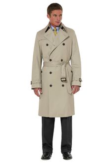 Brooks Brothers Doublebreasted Trench Coat - Lyst