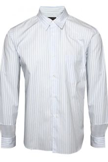 Comme Des Garçons Mesh Cuff Shirt Stripe - Lyst