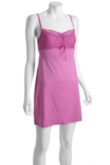 Cosabella Orchid Stretch Lace Detail Chemise - Lyst