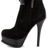 Fendi Fendista Black Suede Bootie in Black - Lyst