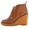 Marc By Marc Jacobs Classic Lace Up Wedge Booties in Brown (camel) - Lyst