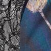 Matthew Williamson Lace Sleeved Printed Jersey Maxi Dress in Blue (multicolored) - Lyst